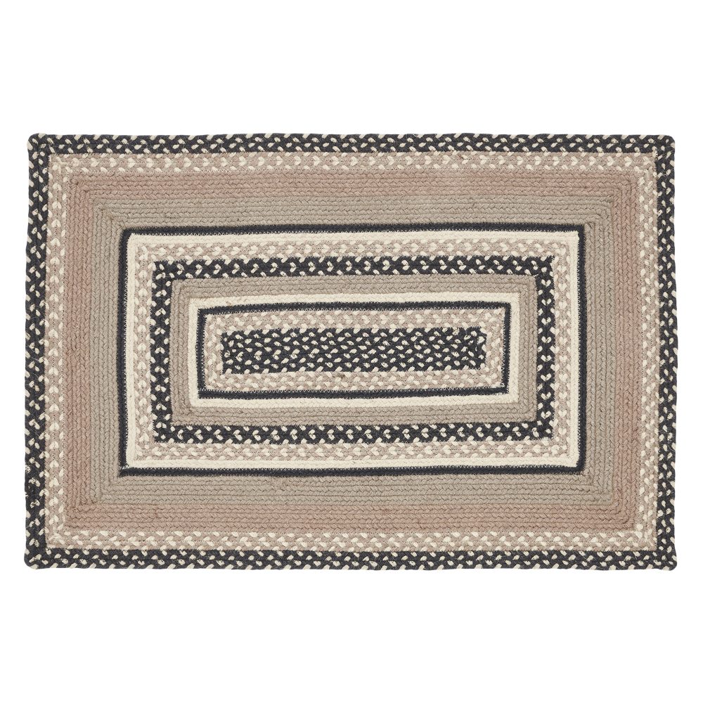 Sawyer Mill Charcoal Creme Jute Rug Rect 24x36