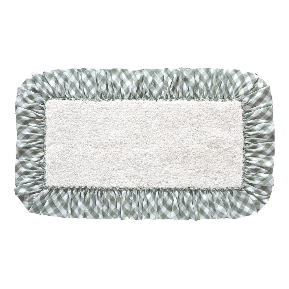 Annie Buffalo Green Check Bathmat 27x48