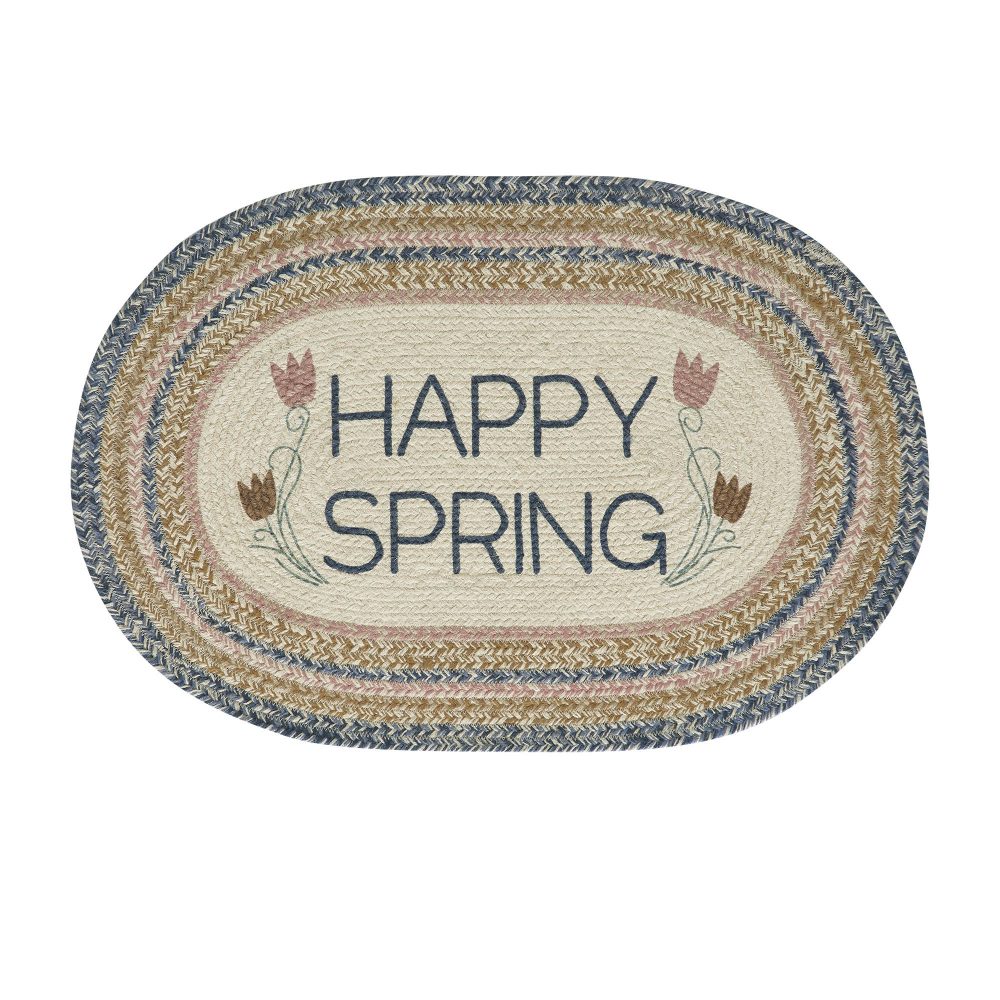 Kaila Happy Spring Jute Rug Oval 20x30