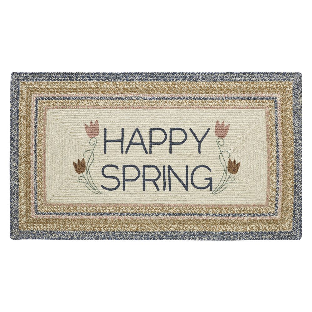 Kaila Happy Spring Jute Rug Rect w/ Pad 27x48