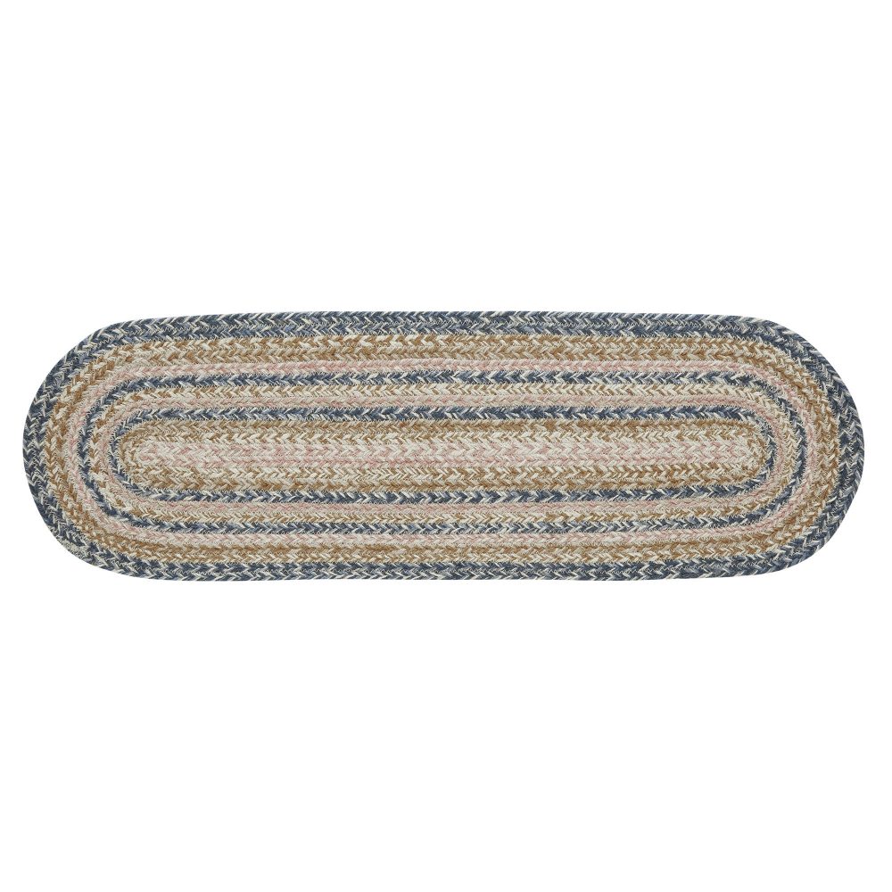 Kaila Jute Stair Tread Oval Latex 8.5x27