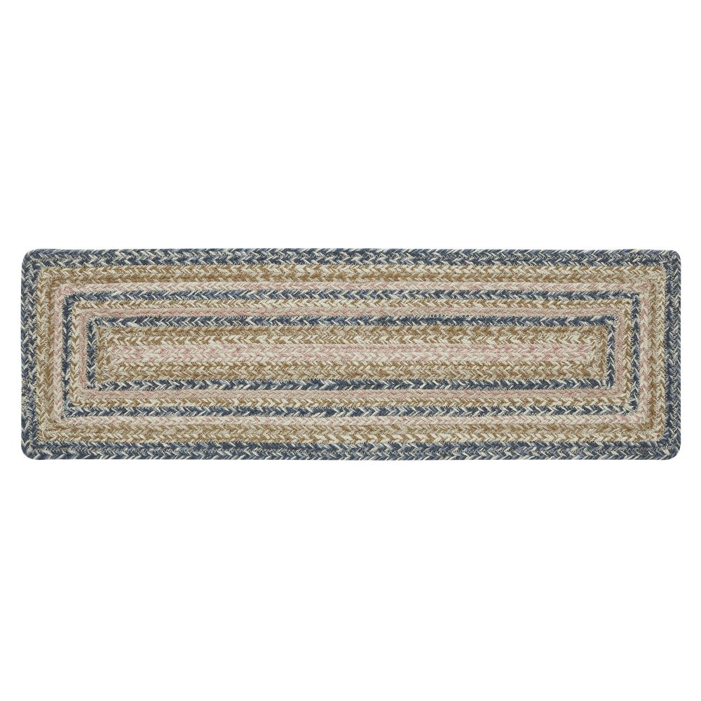 Kaila Jute Stair Tread Rect Latex 8.5x27