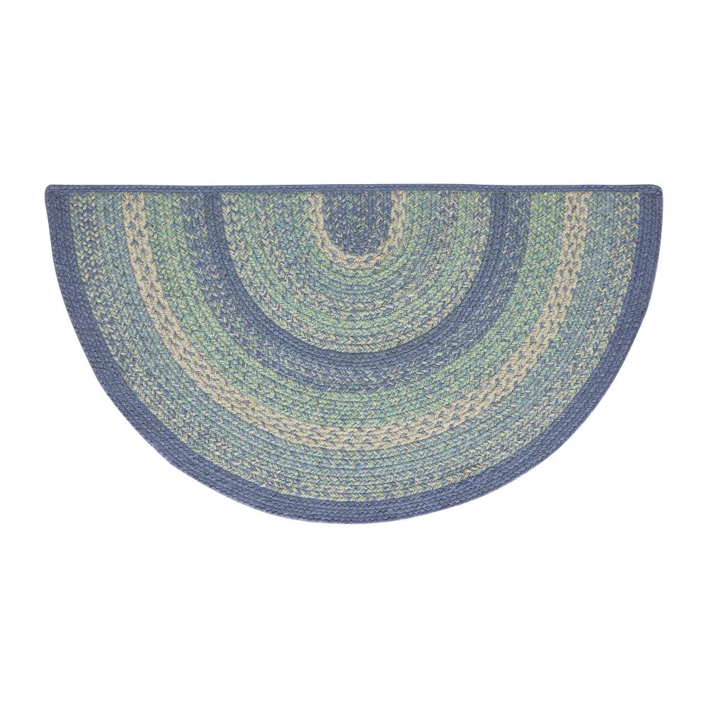 Jolie Jute Rug Half Circle 19.5x36