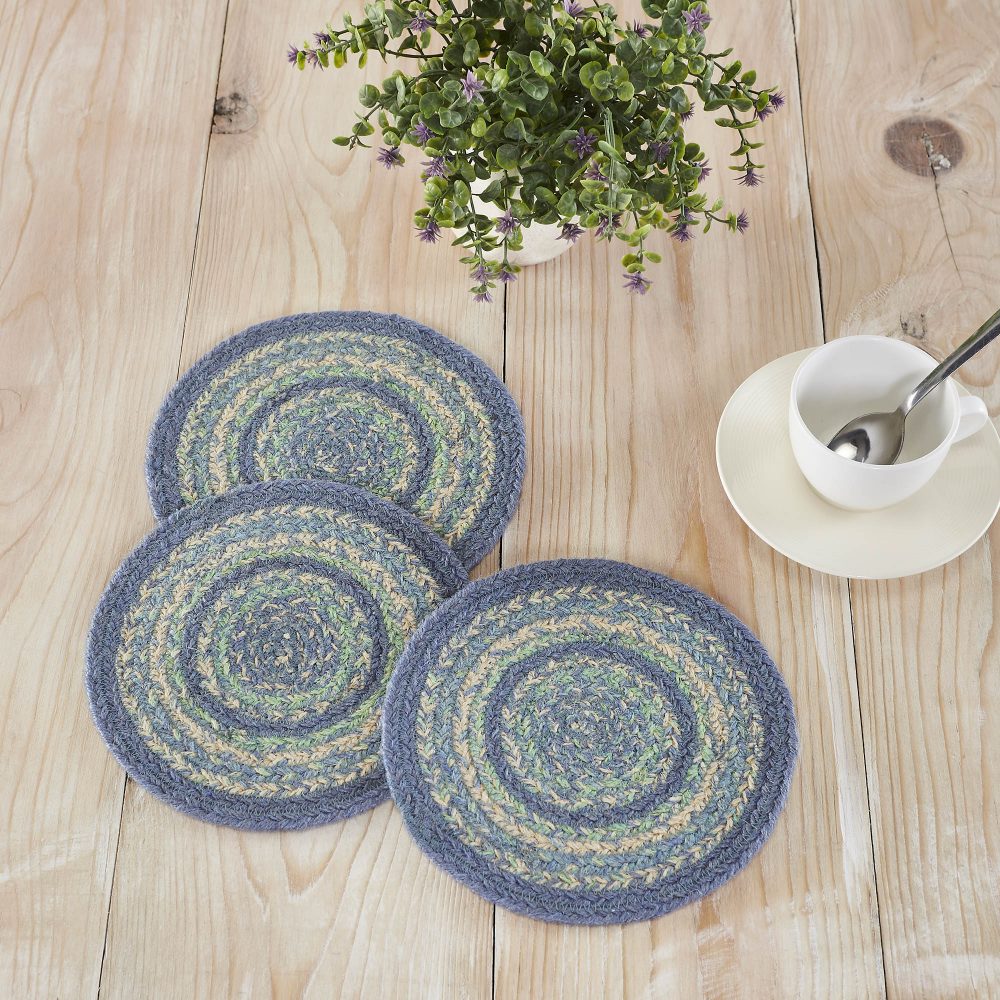 Jolie Jute Trivet 8 inch Diameter Set of 3