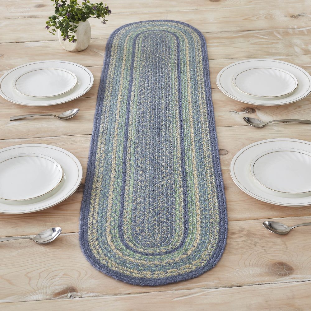 Jolie Jute Oval Runner 12x48