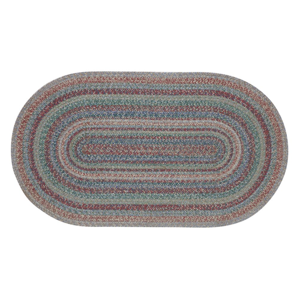 Multi Jute Rug Oval w/ Pad 27x48