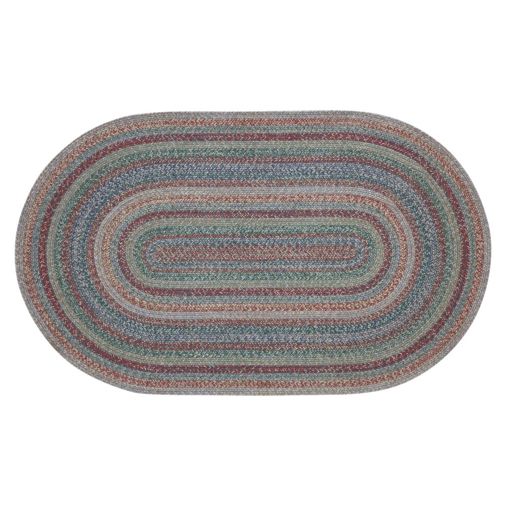 Multi Jute Rug Oval w/ Pad 36x60