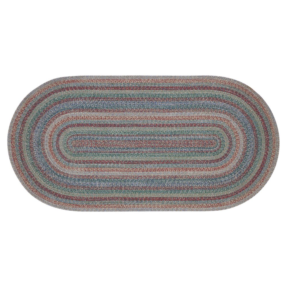 Multi Jute Rug Oval w/ Pad 36x72