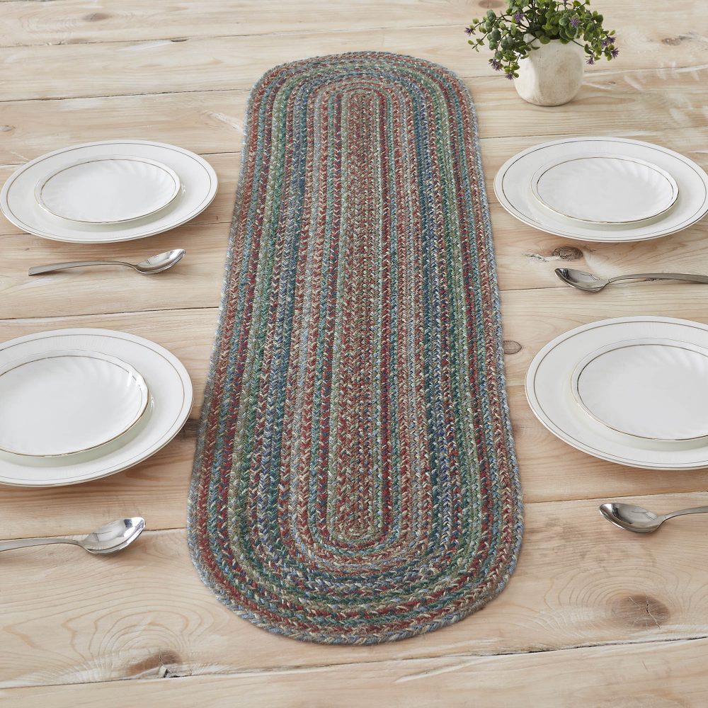 Multi Jute Oval Runner 12x48