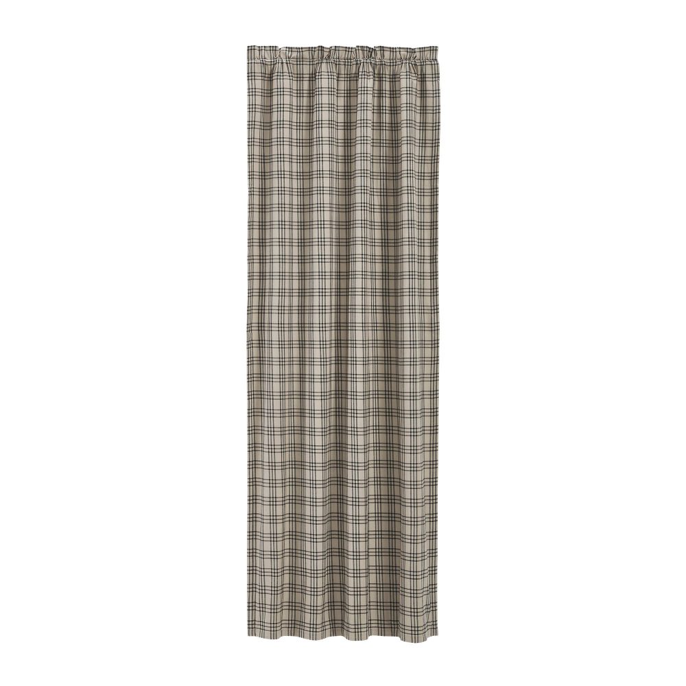 Sawyer Mill Charcoal Plaid Blackout Panel 84x40