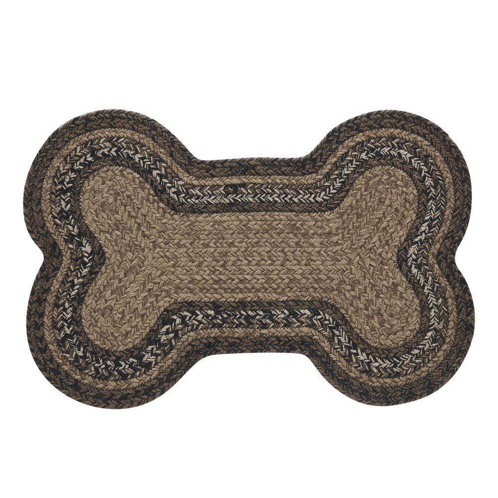 Espresso Indoor/Outdoor Medium Bone Rug 15x23