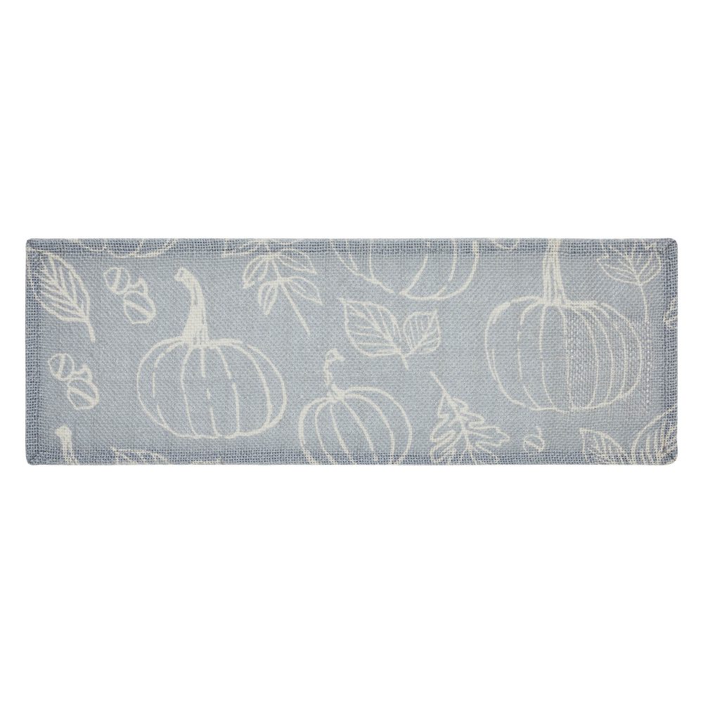 Silhouette Pumpkin Grey Runner 8x24