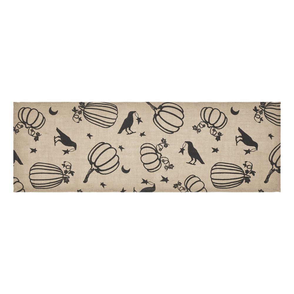 Raven Harvest Burlap Jute Runner 12x36