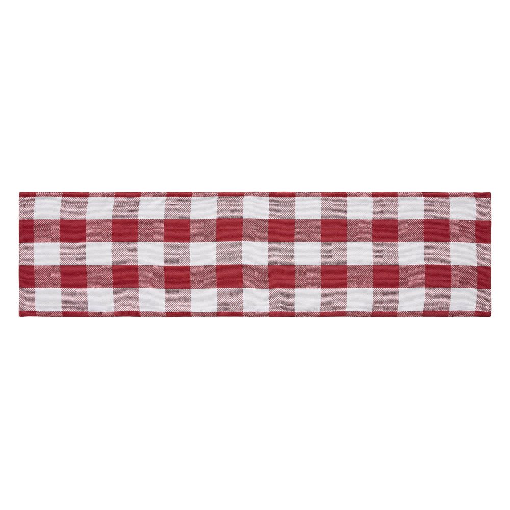 Annie Red Check Runner 12x48