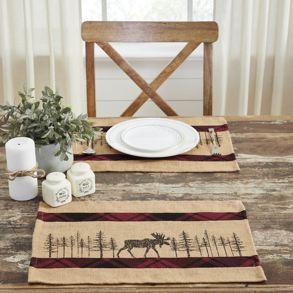 Cumberland Moose Placemat Set of 2 13x19