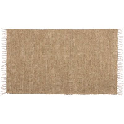 Burlap Natural Chindi/Rag Rug 36x60