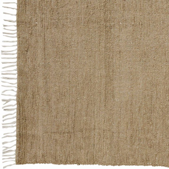 Burlap Natural Chindi/Rag Rug 60x96