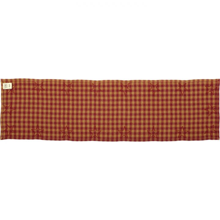 Burgundy Star Runner Woven 13x48