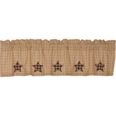 Bingham Star Valance Applique Star 16x72