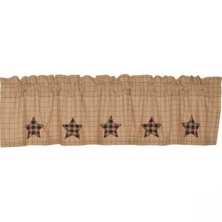 Bingham Star Valance Applique Star 16x72