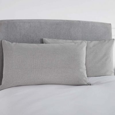 Burlap Dove Grey King Sham 21x37