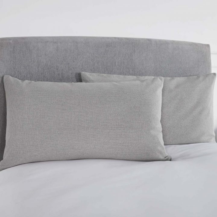 Burlap Dove Grey King Sham 21x37