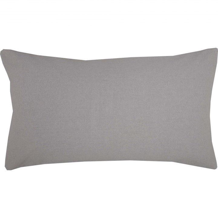 Burlap Dove Grey King Sham 21x37