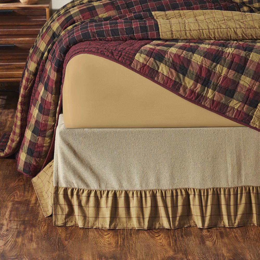 Connell Ruffled King Bed Skirt 78x80x16