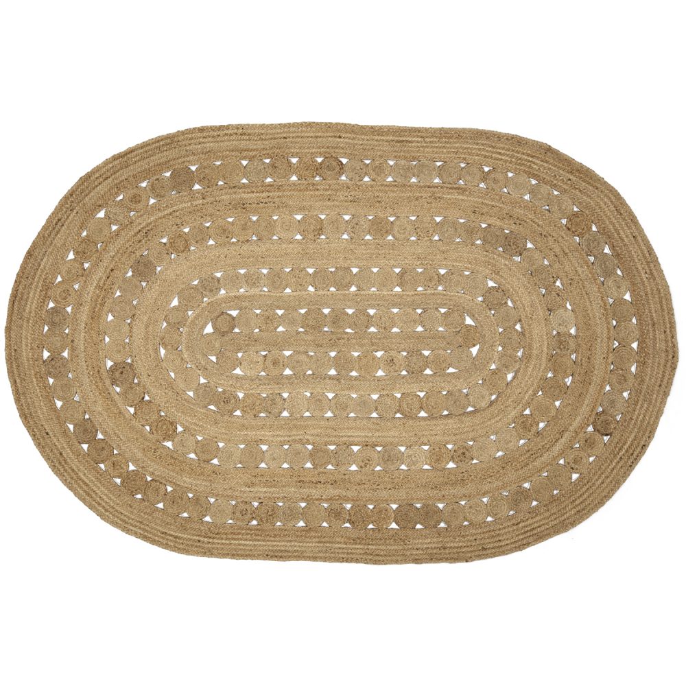 Celeste Jute Rug Oval 72x108