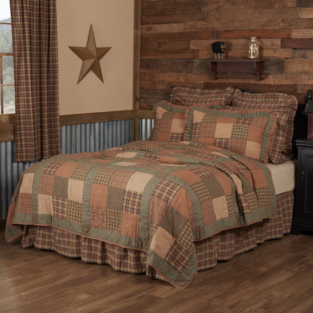 Crosswoods Twin Quilt 68Wx86L