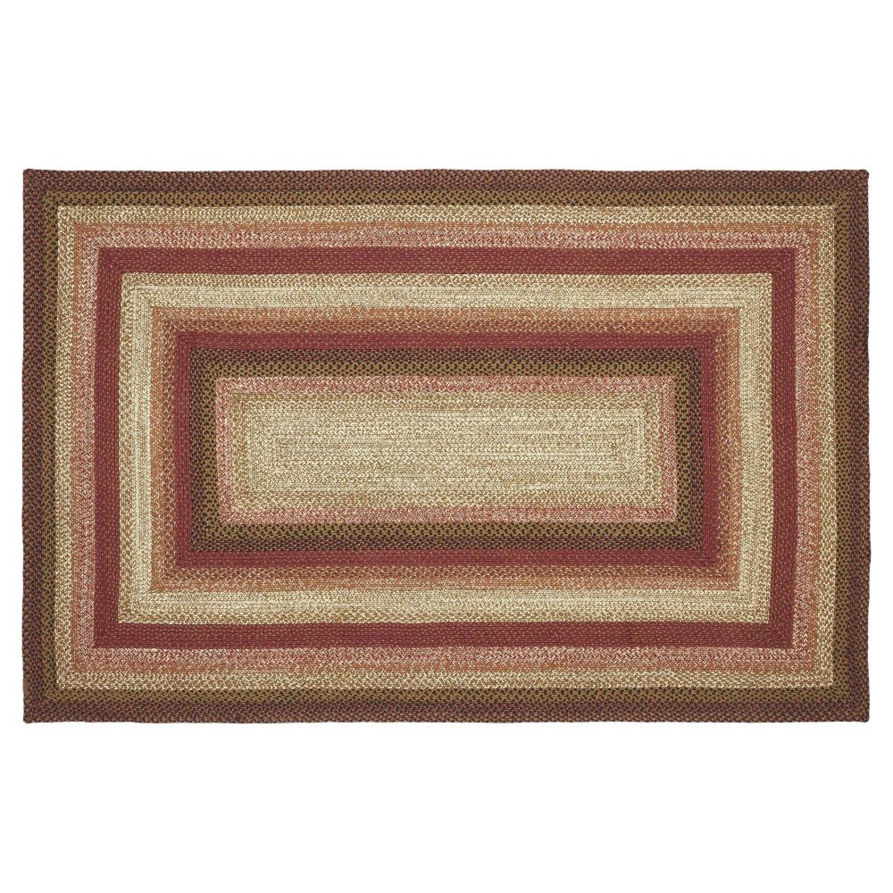 Ginger Spice Jute Rug Rect w/ Pad 60x96