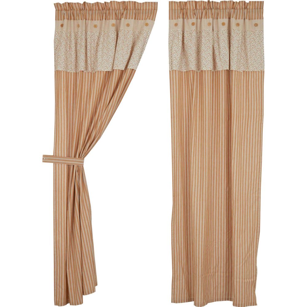 Camilia Ruffled Panel Set of 2 84x40