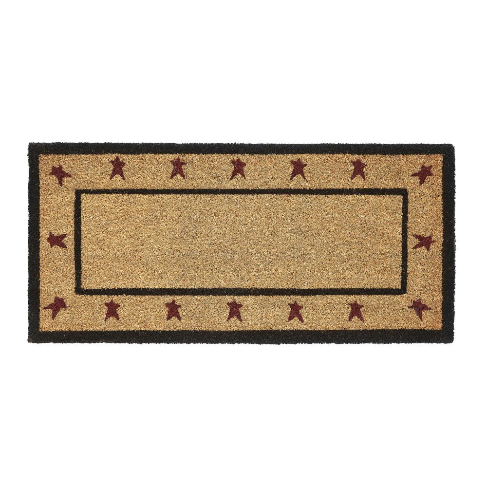 Connell Coir Rug Rect Stars 17x36