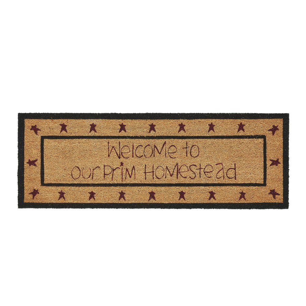 Connell Coir Welcome Rug Rect Stars 17x48