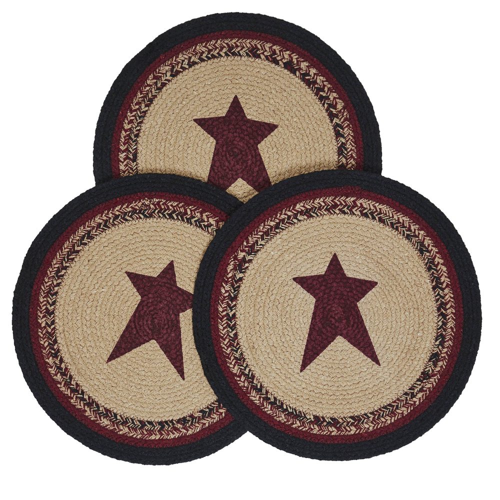 Connell Trivet Stencil Stars 12 inch Diameter Set of 3