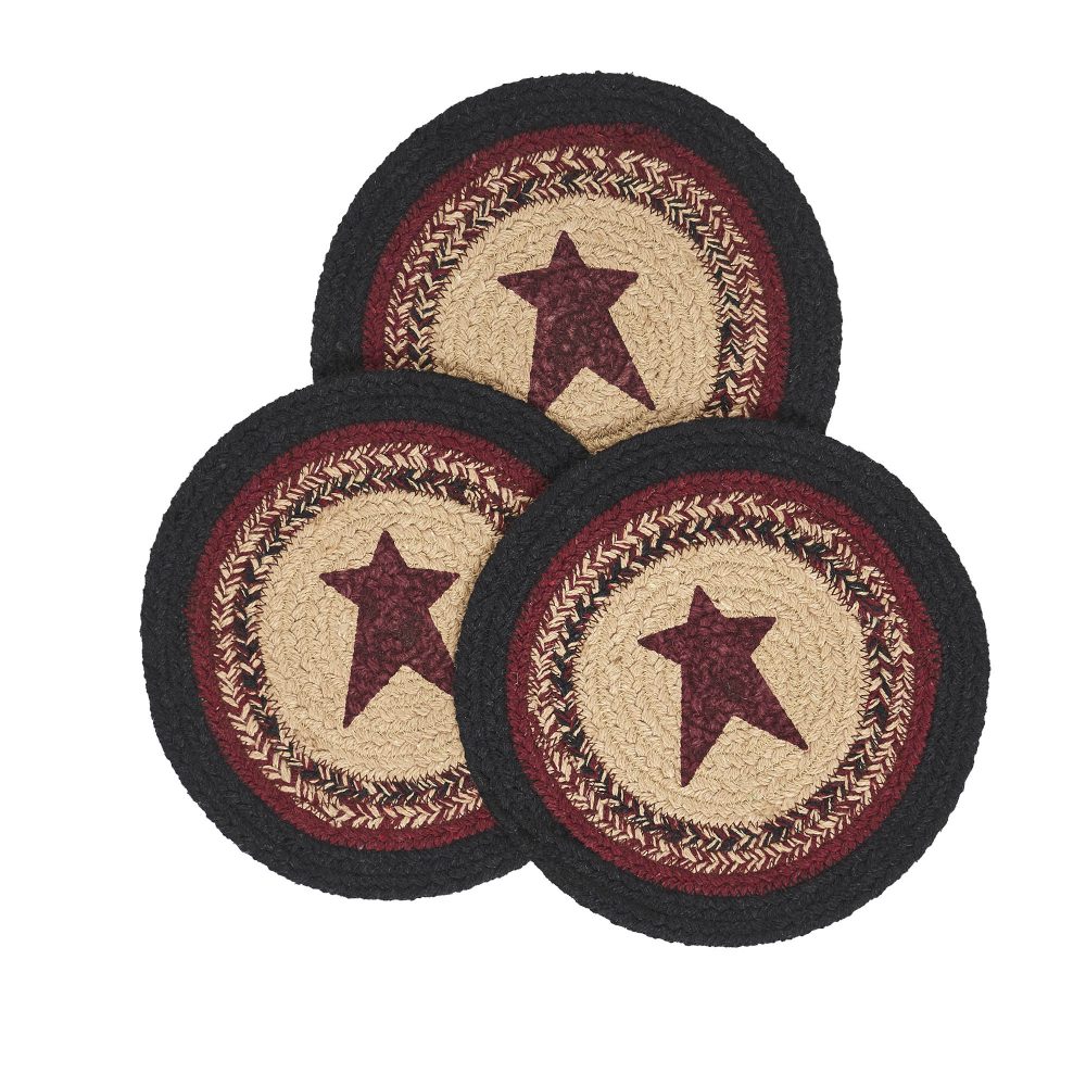 Connell Trivet Stencil Stars 8 inch Diameter Set of 3