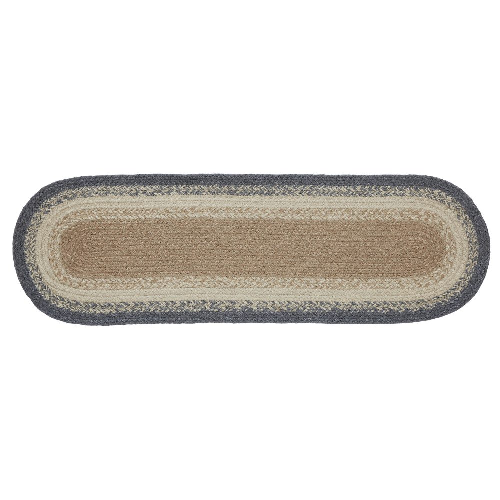 Finders Keepers Jute Stair Tread Oval Latex 8.5x27