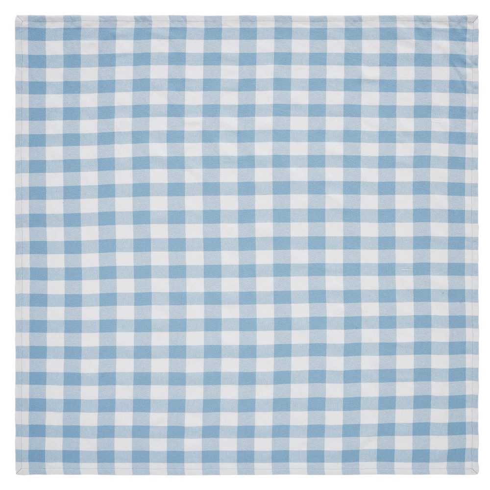 Annie Buffalo Check Blue Table Topper 40x40