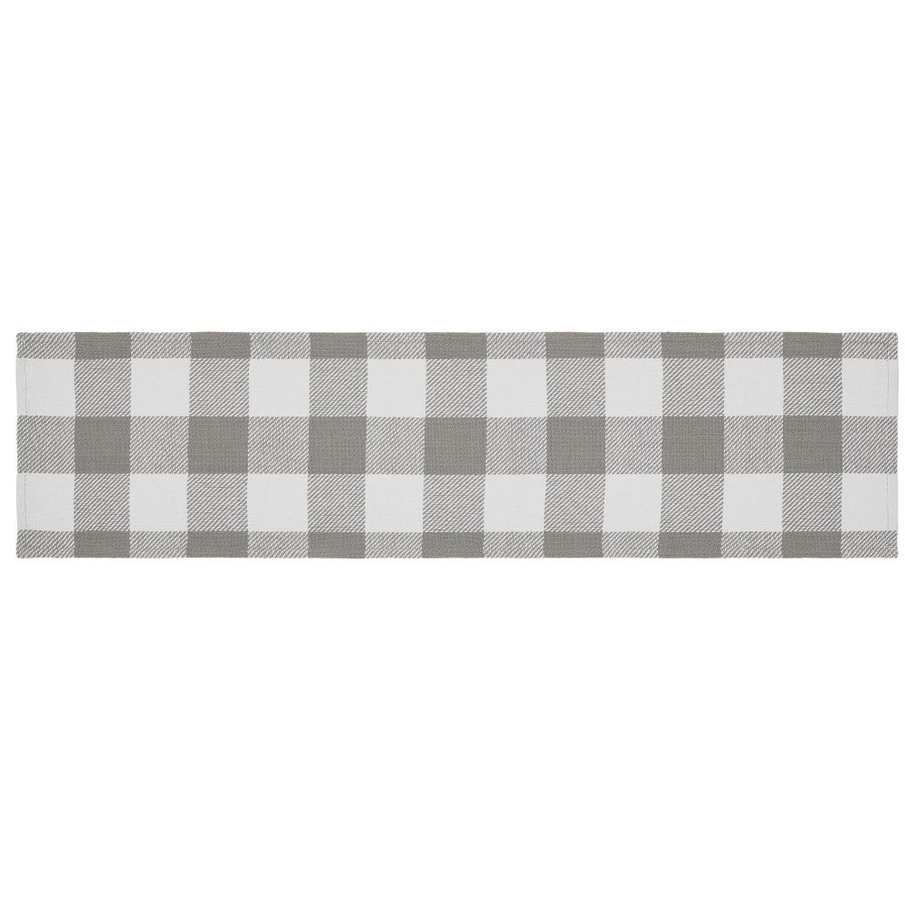 Annie Buffalo Check Grey Runner 12x48