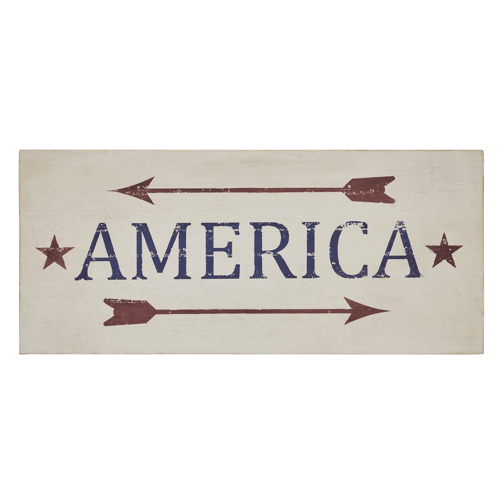 America Red Arrows Wooden Sign 16x7