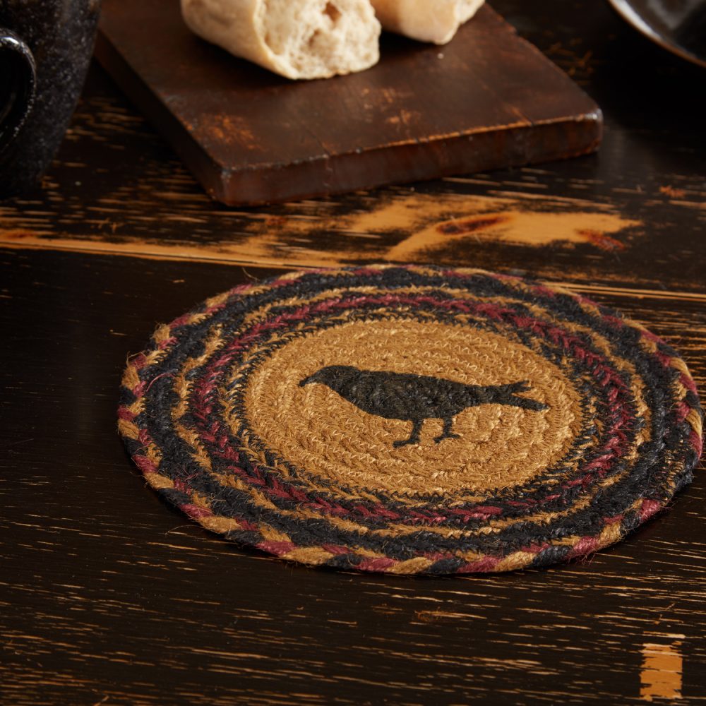 Heritage Farms Crow Jute Trivet 8