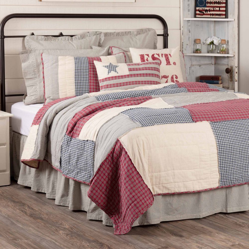 Hatteras Patch Twin Quilt 68Wx86L