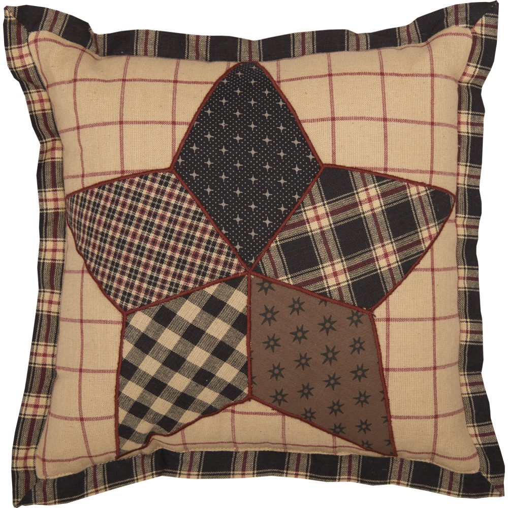 Bingham Star Patch Pillow 10x10