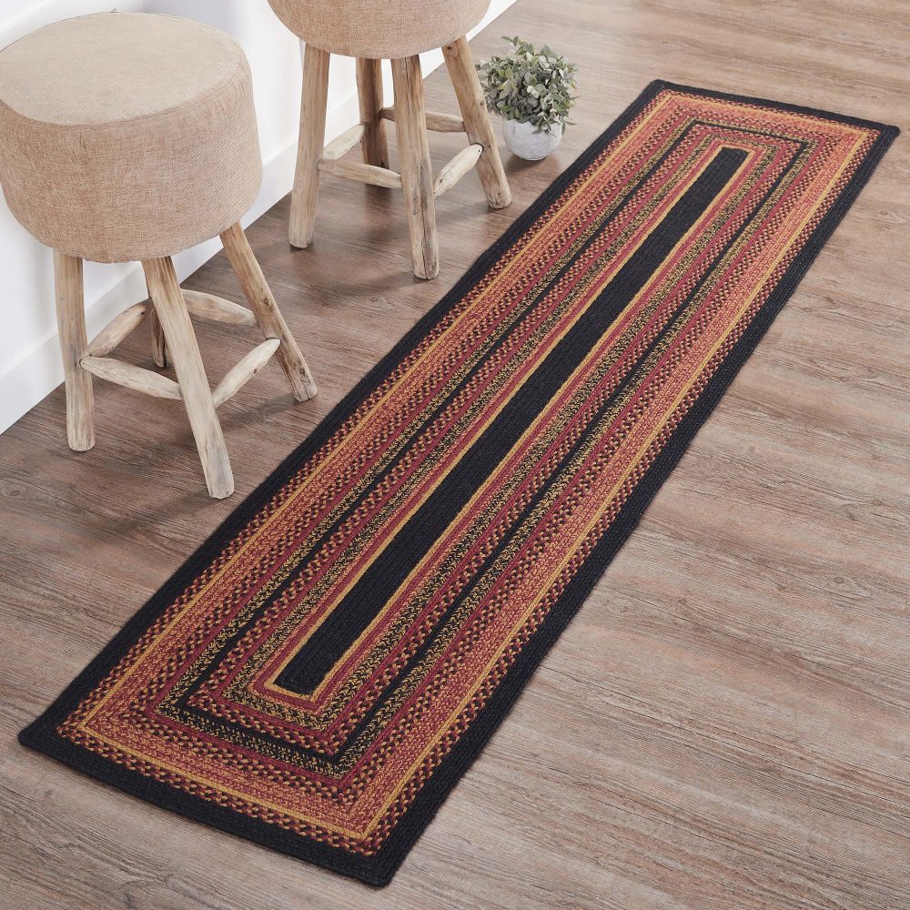 Heritage Farms Jute Rug/Runner Rect w/ Pad 24x96