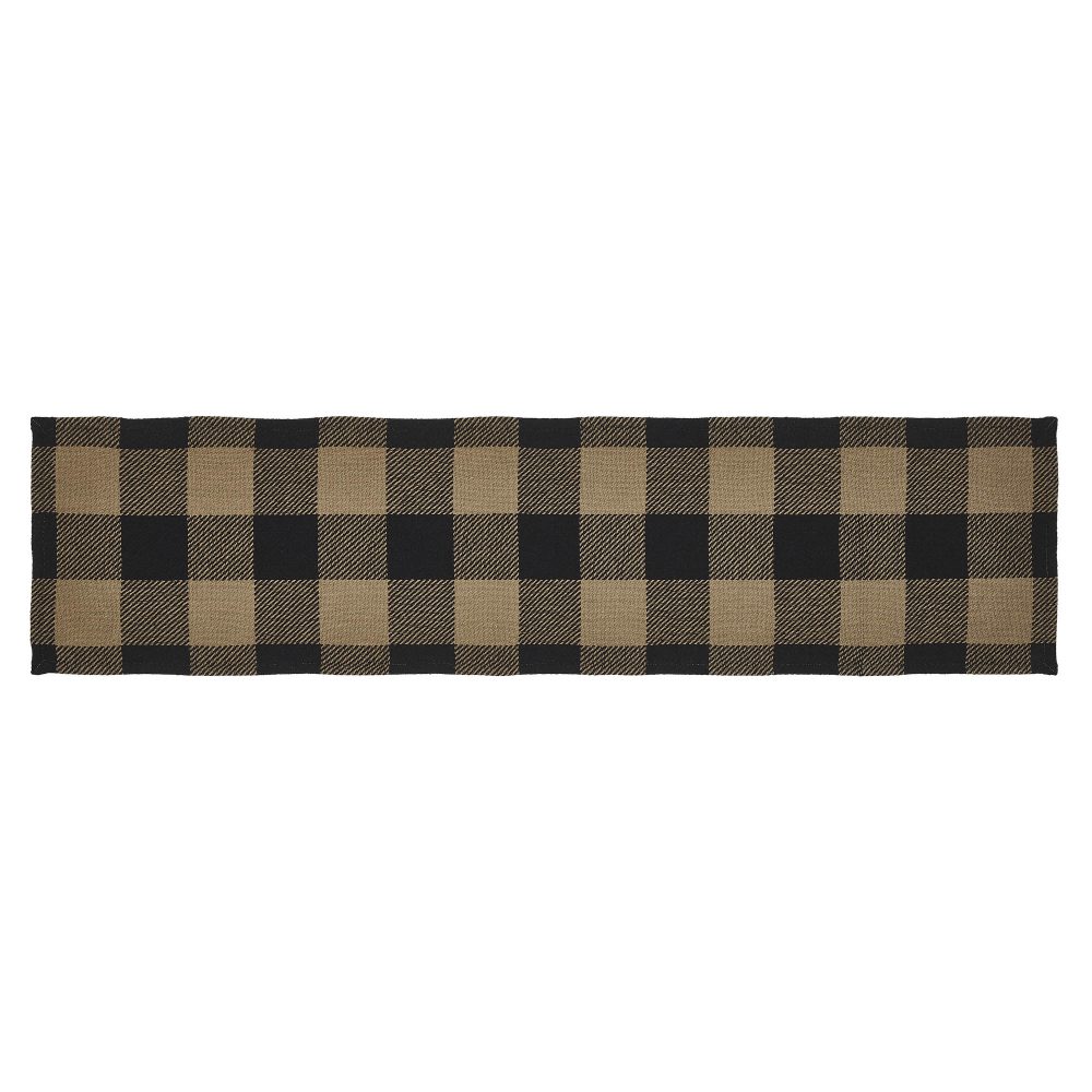 Black Check Runner 12x48