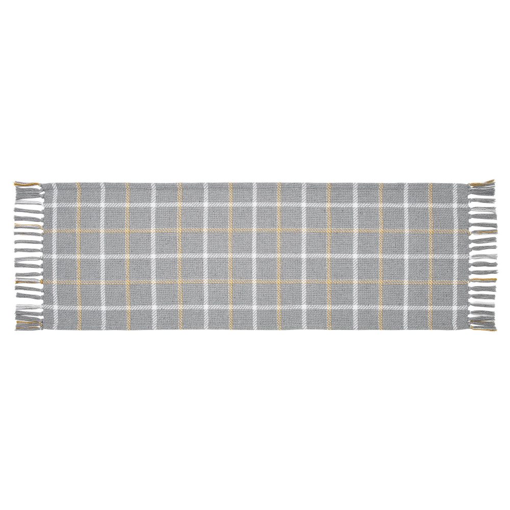 Harvest Blessings Woven Plaid Runner 12x36