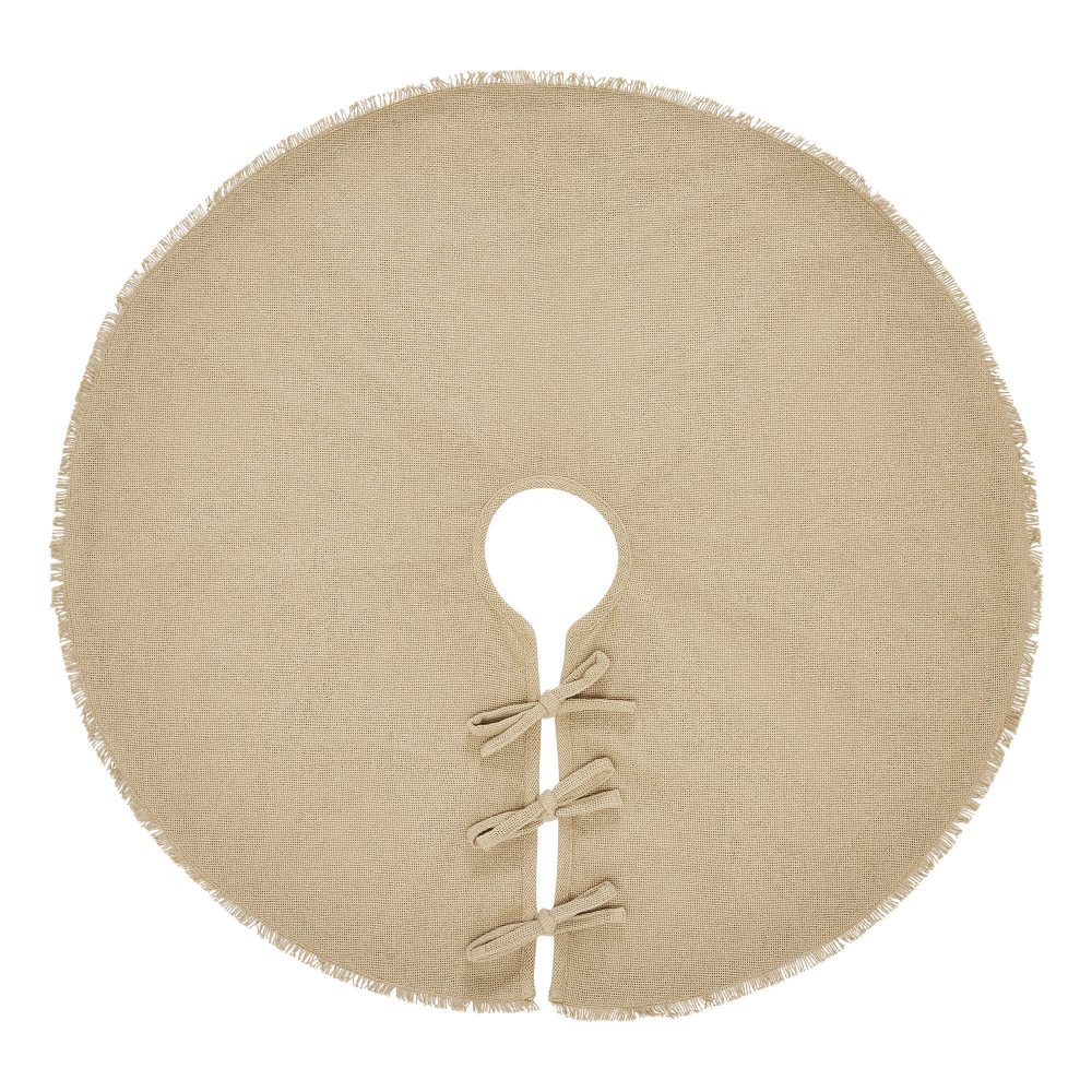 Yuletide Burlap Tan Tree Skirt 48