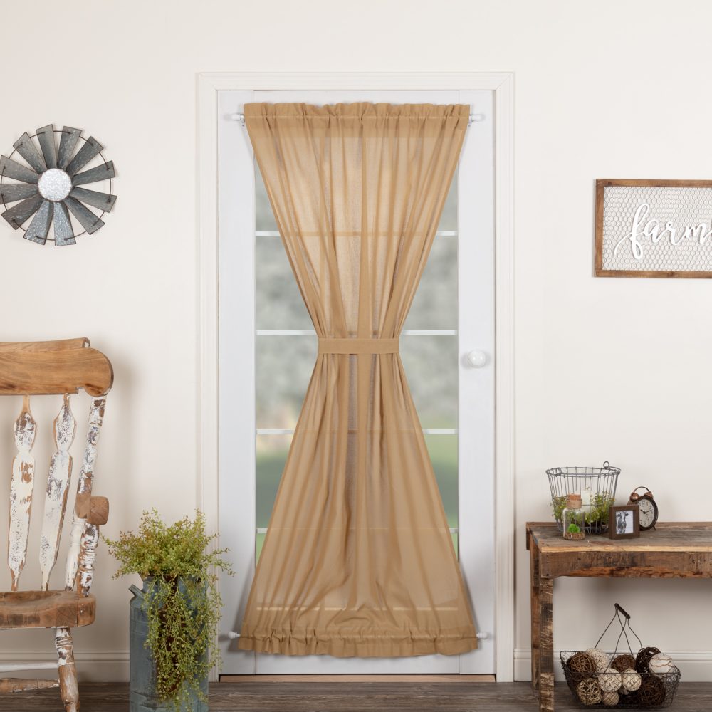 Tobacco Cloth Khaki Door Panel 72x40