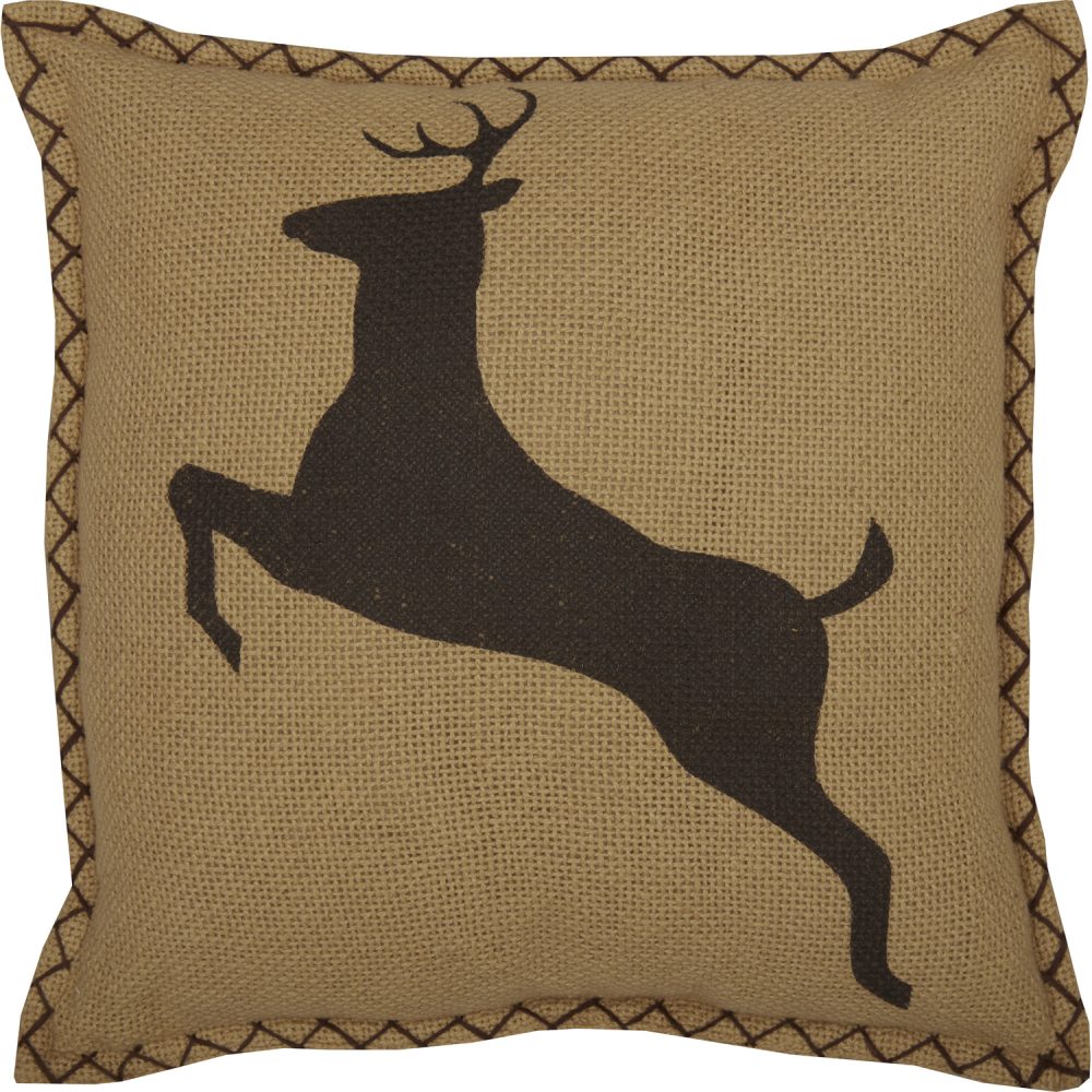 Dawson Star Deer Pillow 12x12