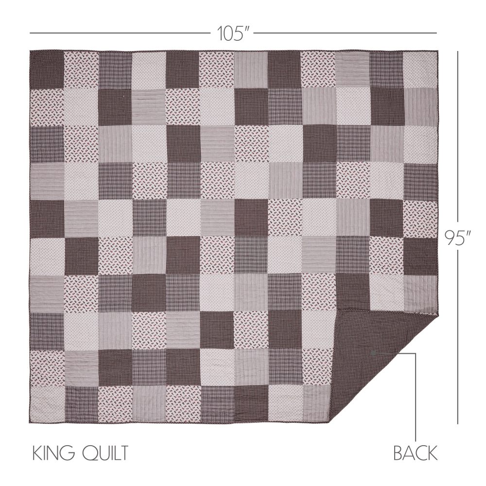 Florette King Quilt 105Wx95L